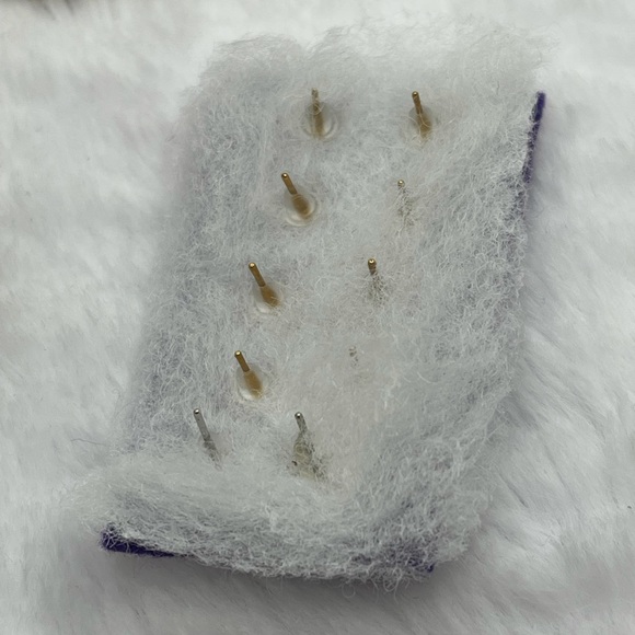 Resin Earrings 5-Pairs - Picture 6 of 7